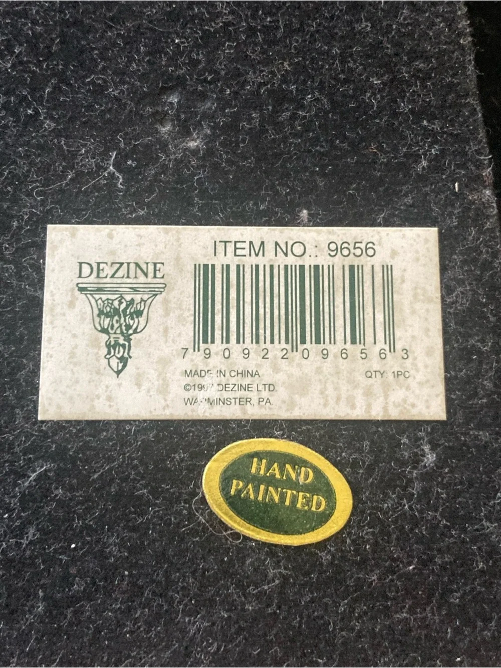 Dezine Golf Picture Frame Hand Painted 4x6 Wooden Trophy Clubs Golf Bag Decor